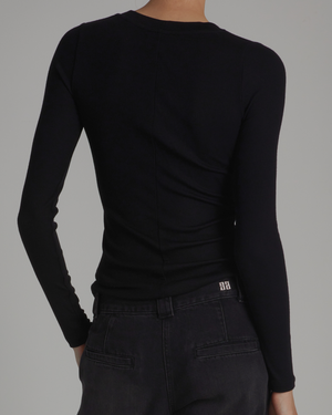 Quinn Ribbed Henley