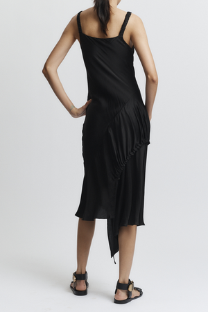 Kaia Asymmetric Midi Dress