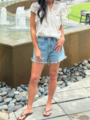 Jolie Flutter Sleeve Top